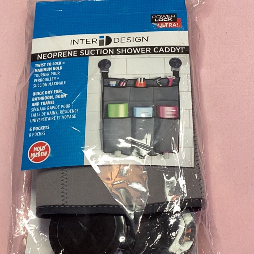 FINAL SALE PRICE Inter Design Suction Shower Caddy
